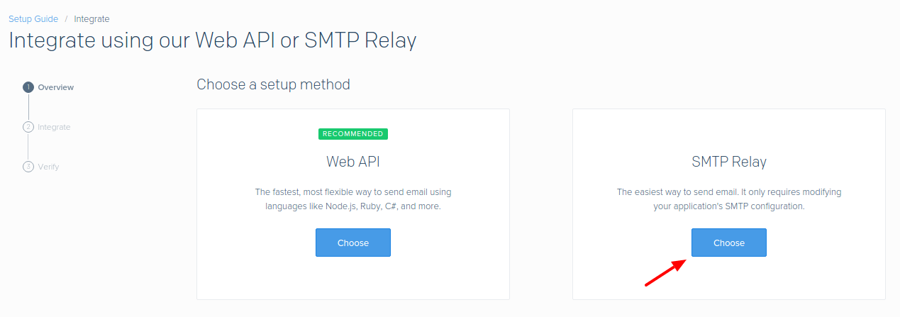 Send Grid SMTP relay